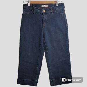 Levis jeans women's size 6 blue perfectly slimming 548 capri y2k